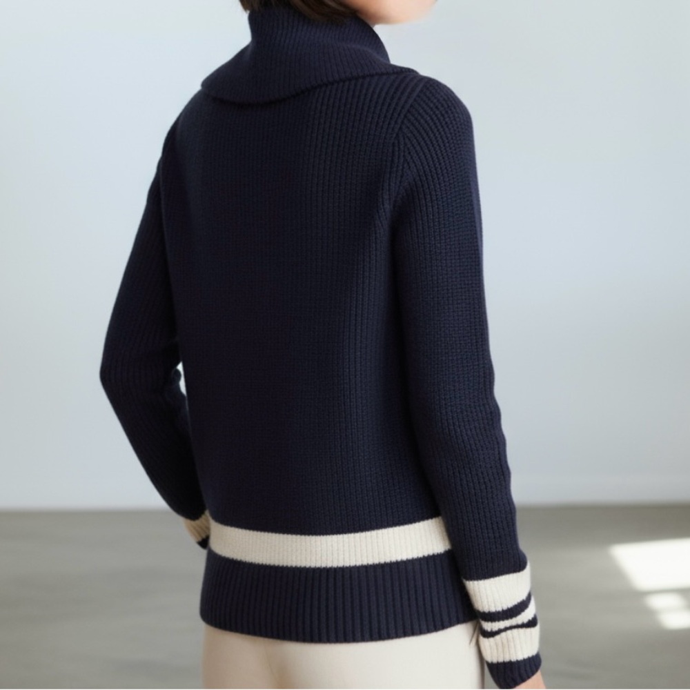 Vineyard Vines Striped Half-Zip Sweater - Picture 3 of 13